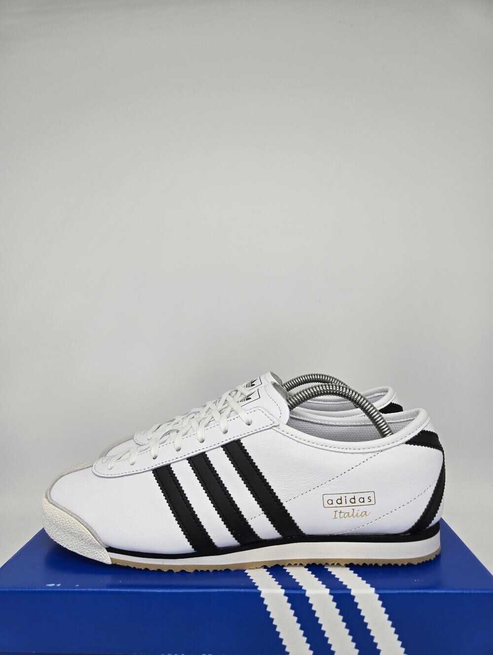 adidas Men's Italia 70s JS1323 White Black Gum Shoes Size 11.5